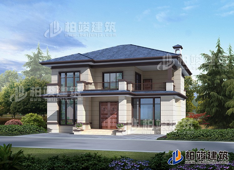 農(nóng)村二層小別墅設(shè)計(jì)圖，新中式風(fēng)格，這才是實(shí)用的好房！