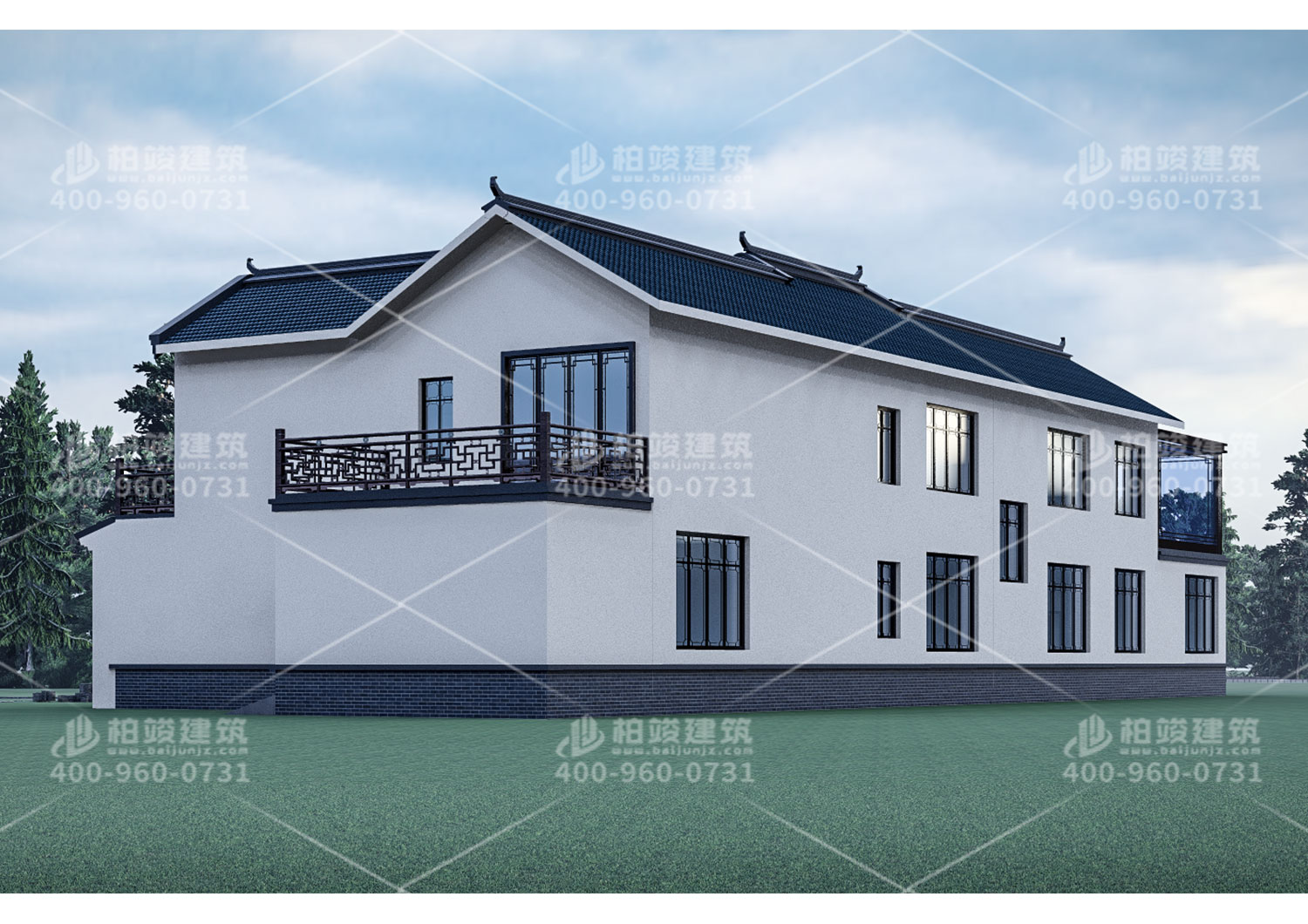 四川省巴中市王總定制的二層庭院別墅，風景宜人看過的人都愛不釋手。