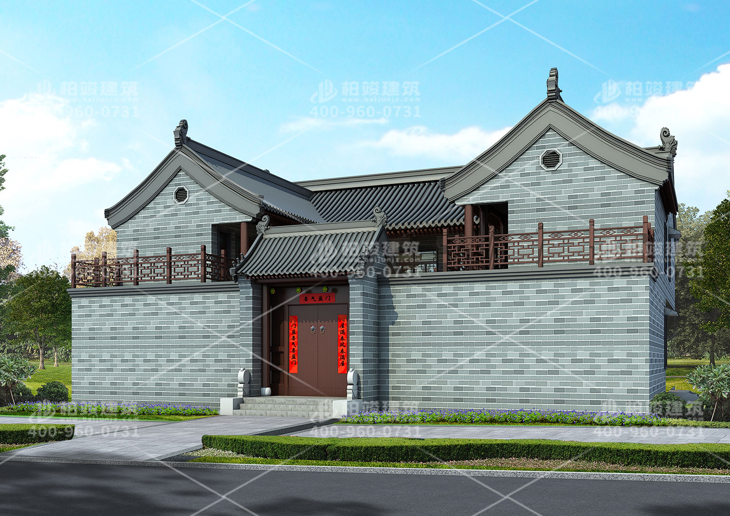 農(nóng)村自建房圖紙大全，中式風(fēng)格好房子。