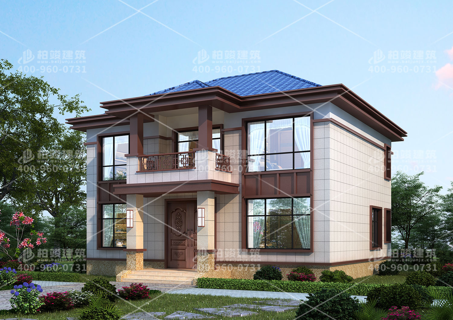 帶陽(yáng)臺(tái)三層自建房，晾曬空間足。