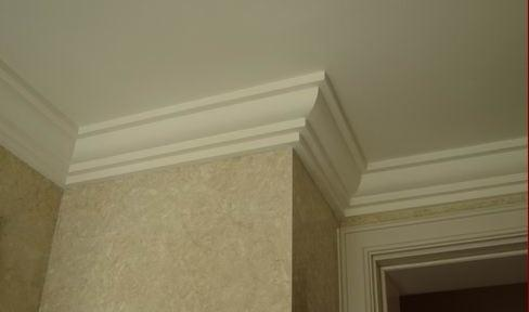 自建房的石膏線很漂亮。石膏線的功能。